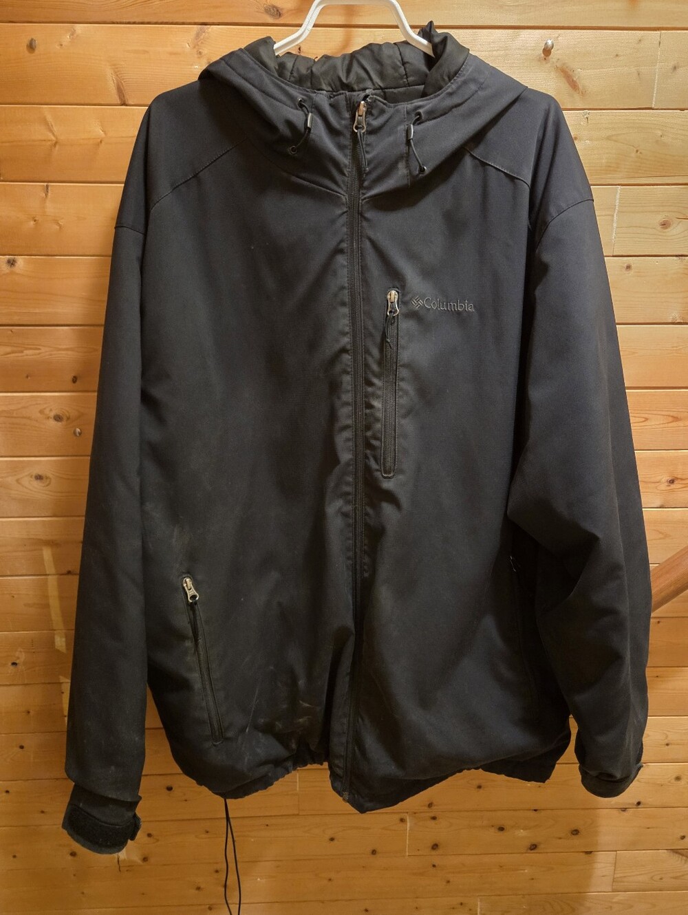 Columbia Men’s Black Hooded Winter Jacket